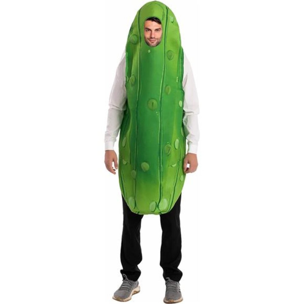 Spooktacular Creations‎ Pickle Costume Adult Jumpsuit, Halloween Costume Dress
